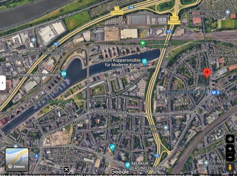 City Apartment Duisburg 2#Netflix &Wlan &Kingsize Bett & Kaffee Maschine & Central & 500M Innenhafen & 2 Min U Bahn 외부 사진